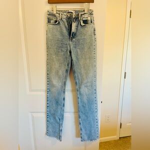 Zara Faded Blue Denim Pants